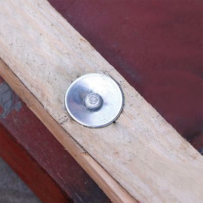 Muro di cemento chiodi di acciaio chiodi di cemento 2 pollici Pini di azionamento con 1 pollice Washer 100 Pack