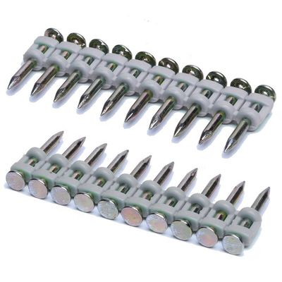 Colore personalizzato Scavo liscio a gas Pin di calcestruzzo chiodi collati per una costruzione robusta