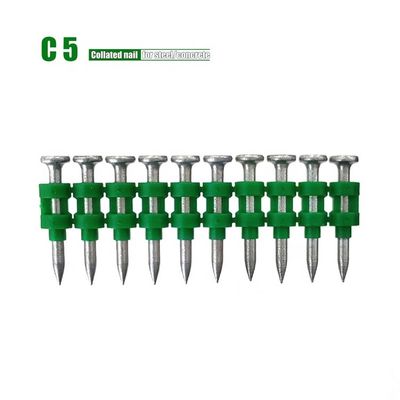 Pin di azionamento del chiodo a strisce di plastica standard ISO per chiodi di calcestruzzo a gas a canna liscia