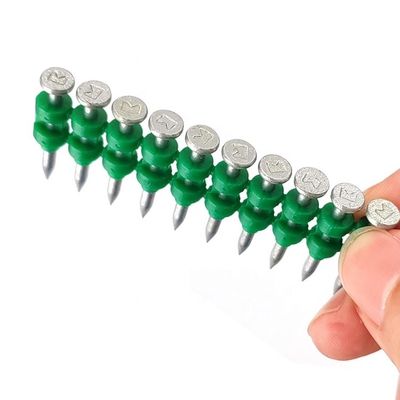 Pin di azionamento del chiodo a strisce di plastica standard ISO per chiodi di calcestruzzo a gas a canna liscia