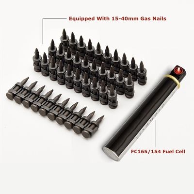 6.3 mm di diametro della testa chiodi in acciaio in cemento con rivestimento meccanico resistente alla corrosione