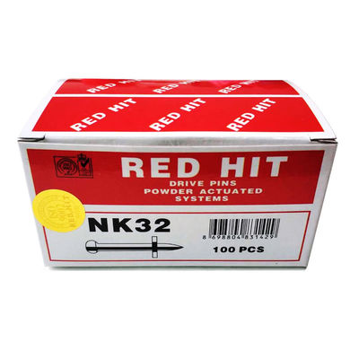 3.7mm Shake Dia. NK32 Shooting Nail Drive Pin con metal washer 12mm integrazione