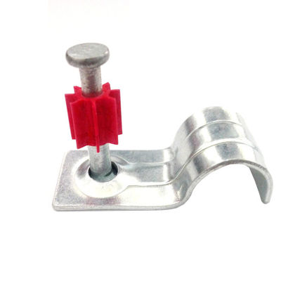7.6mm Diametro della testa pin clip chiodo un buco cinghia di condotto per il fissaggio sicuro al calcestruzzo