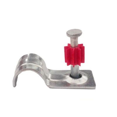7.6mm Diametro della testa pin clip chiodo un buco cinghia di condotto per il fissaggio sicuro al calcestruzzo