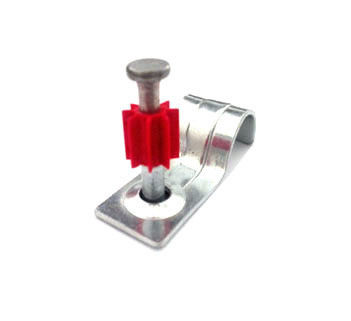 7.6mm Diametro della testa pin clip chiodo un buco cinghia di condotto per il fissaggio sicuro al calcestruzzo
