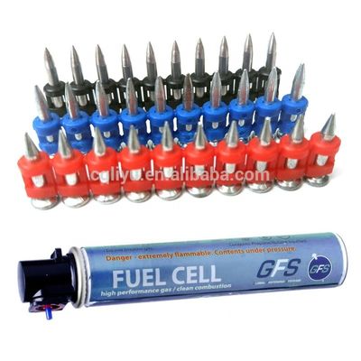 Chiodi a gas per calcestruzzo Chiodi a gas Diametro della testa 5 mm-8 mm Stringa costruzione