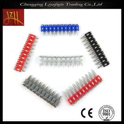 Chiodi a gas per calcestruzzo Chiodi a gas Diametro della testa 5 mm-8 mm Stringa costruzione