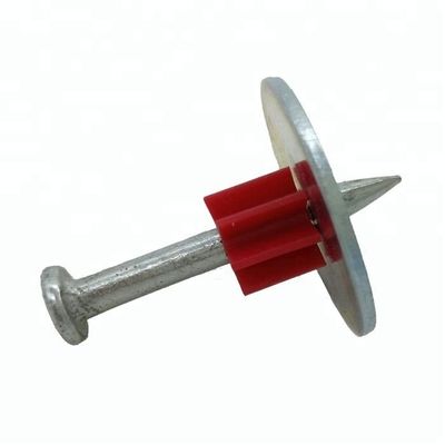 Chiodo liscio con canna elettro galvanizzata tipo PDW chiodo di cemento con lavastoviglie in metallo da 25 mm