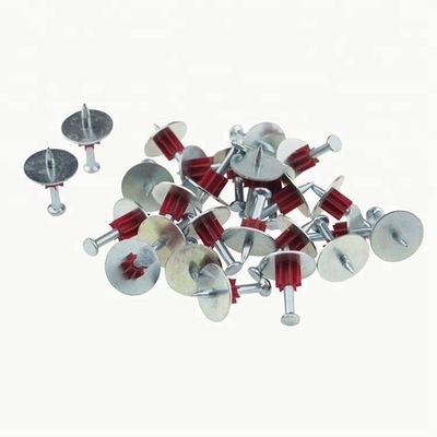 Chiodo liscio con canna elettro galvanizzata tipo PDW chiodo di cemento con lavastoviglie in metallo da 25 mm