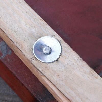 Chiodo liscio con canna elettro galvanizzata tipo PDW chiodo di cemento con lavastoviglie in metallo da 25 mm