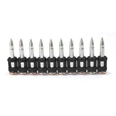 ISO Standard Gas Pin Forged Nail per calcestruzzo duro e piastre d'acciaio Lunghezza 16-38mm