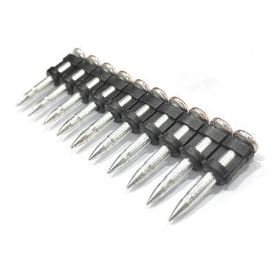 ISO Standard Gas Pin Forged Nail per calcestruzzo duro e piastre d'acciaio Lunghezza 16-38mm