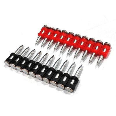 ISO Standard Gas Pin Forged Nail per calcestruzzo duro e piastre d'acciaio Lunghezza 16-38mm