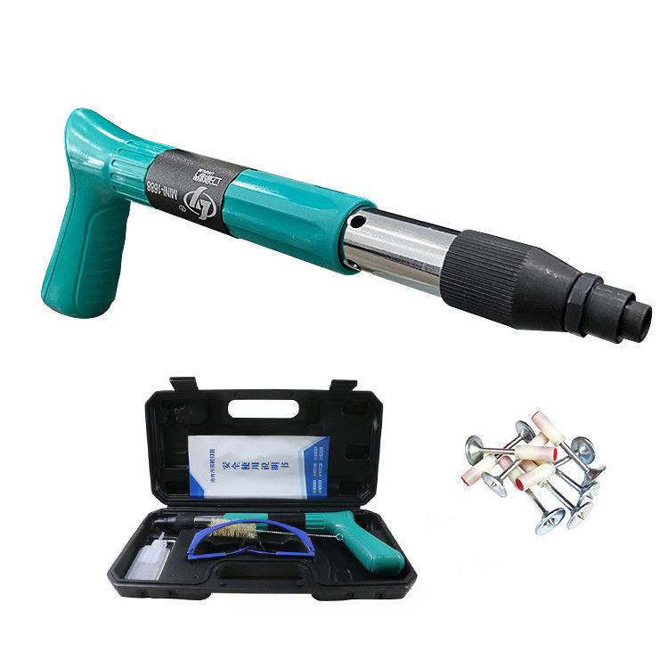 Pistola a mani senza fili in acciaio portatile blu a pressione per il soffitto