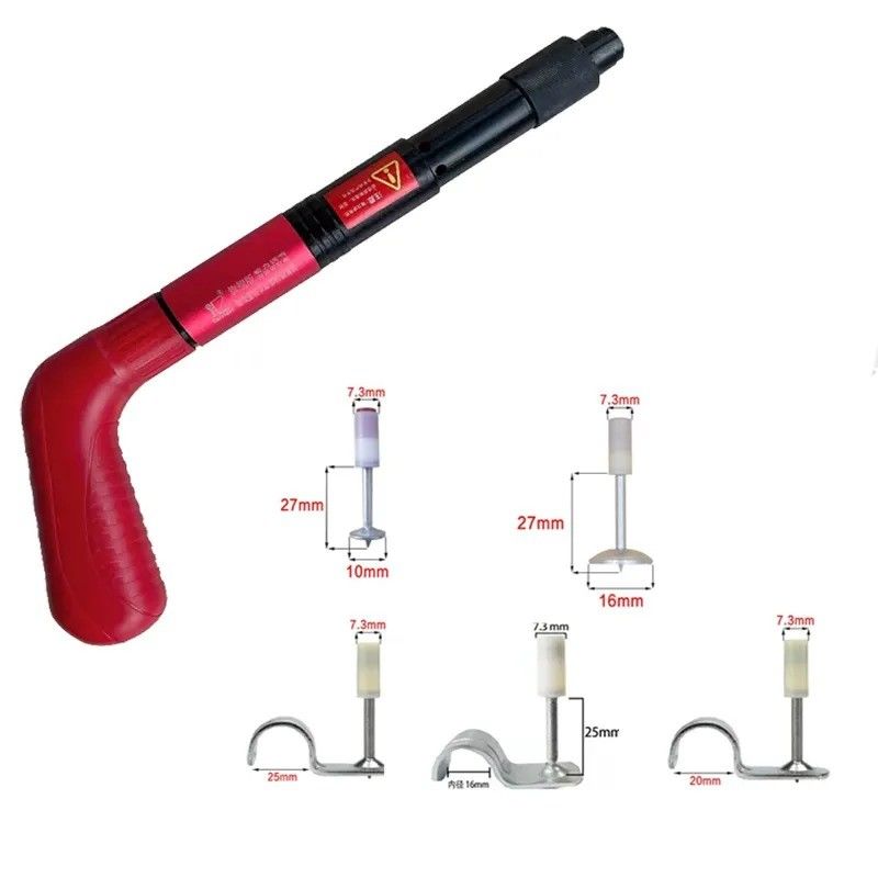 330mm 13&quot; lunghezza Silent Strumento di fissaggio del soffitto con mini pugno e pistola da chiodo in cemento