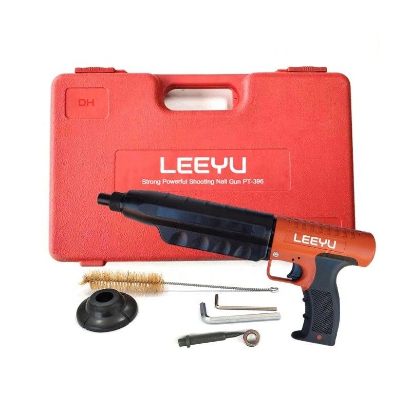 Pistola a chiodi PT-396 professionale con peso di 2,2 kg e pin di azionamento inferiore a 76 mm
