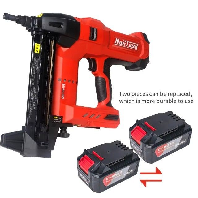 Nailtask DCCN 100X2 Pistole Machine Air Stapler Grade DIY Framing Nailer Battery Nail Gun