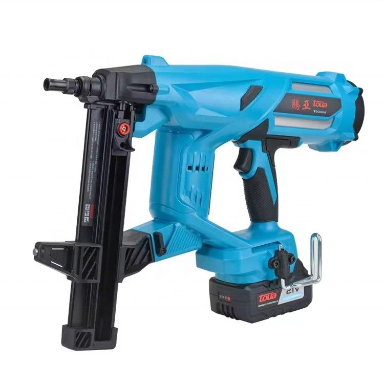Toua DCCN40A Pistola elettrica ricaricabile per chiodi per calcestruzzo e metallo 100J Peso netto 4,7 kg