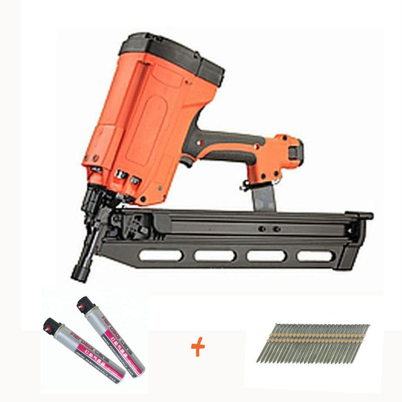 Nailer 9021 a 21 gradi con cartuccia di gas e 75 Nail Magazine