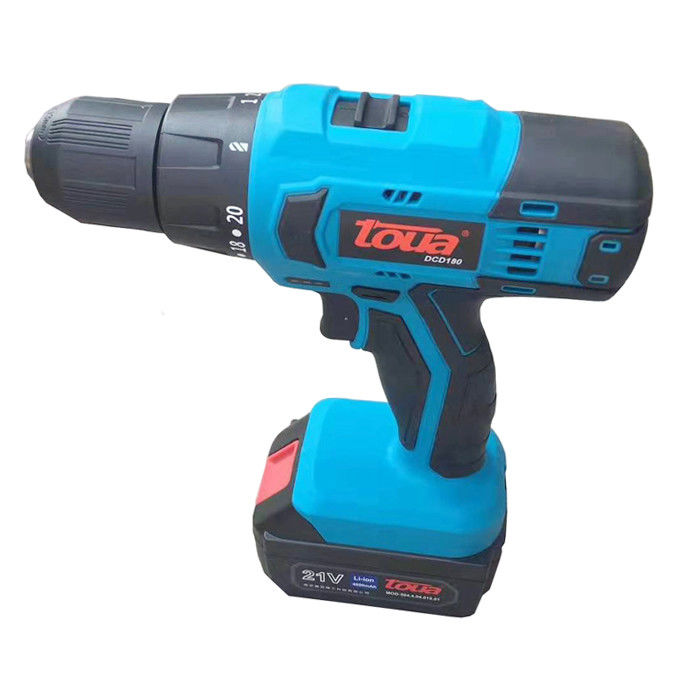 Toua cordless DCD 180 4000mAh 21V manificatore di foratura di impatto di grado industriale