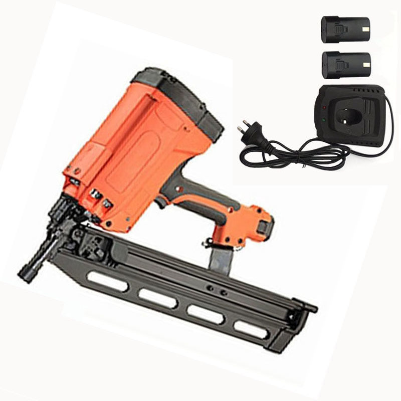 2 in Min Lunghezza del chiodo GFN2190A Li-ion Cordless Framing Timber Nailer 1500 Chiodi Fuel Cell Rod