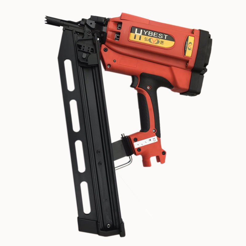 Lunghezza del chiodo 50-90 mm Concreto/Inquadratura a gas di grado industriale Nail Gun Nailer A batteria