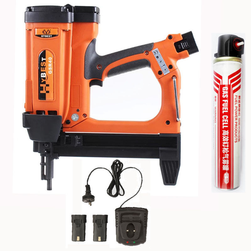 455*388*110mm Dimensione elettrico senza fili Gas Nailer per calcestruzzo Min Lunghezza del chiodo 5/8in