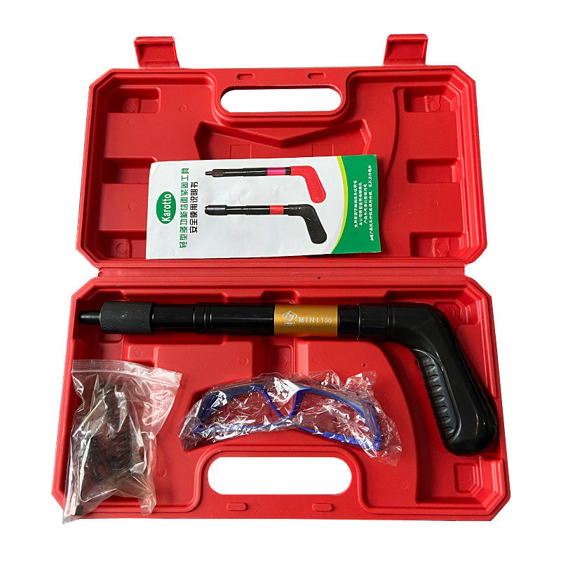 Pistola a chiodi da tiro mini in acciaio e plastica per la riduzione del rumore sui soffitti sospesi