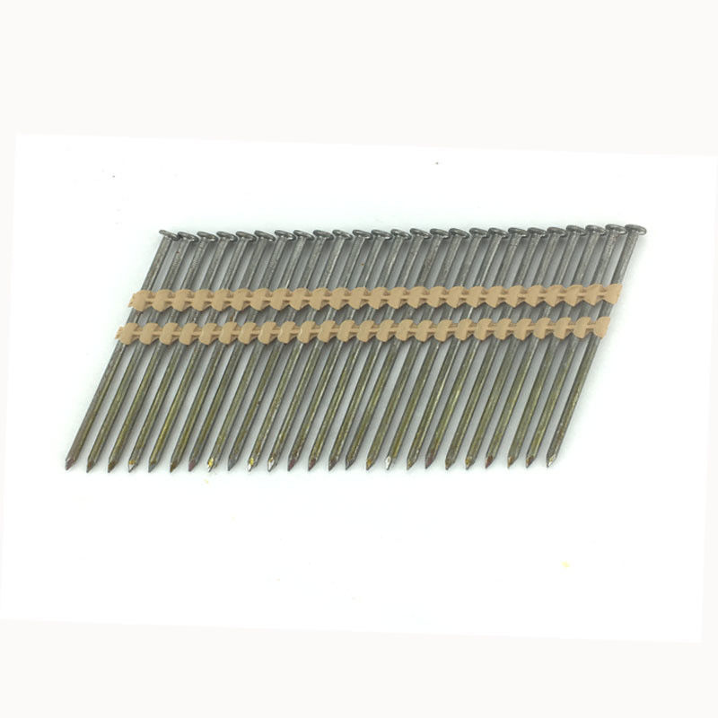 2.87-3.3mm Diametro della testa 21 strisce angolare chiodi di plastica con GB Standard
