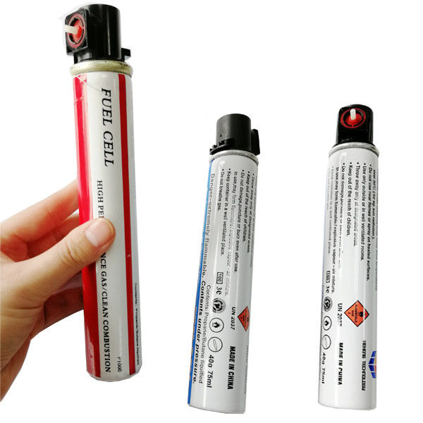 Serbatoio a celle a combustibile ad alta capacità per Paslod Gas Nailer Butano Propano Carburante 40g/80ml