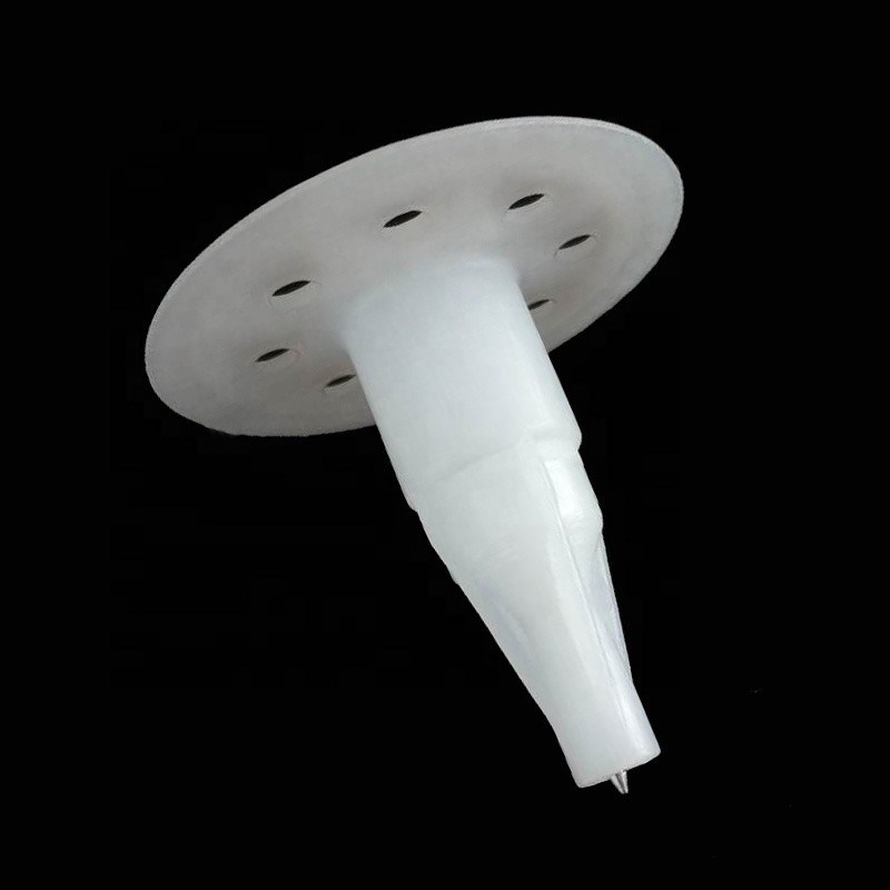 7.6 mm di diametro della testa fissaggio isolante in plastica 50 mm per la norma ISO ed efficienza