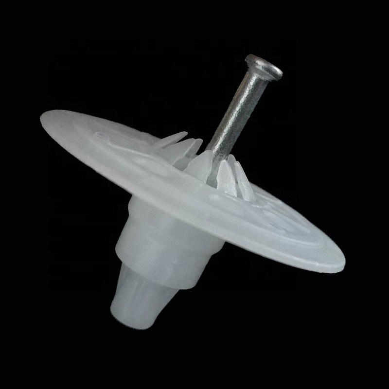 Lunghezza in acciaio 42 mm Chiodo di conservazione del calore 30 mm Isolatore di plastica Testa di fissaggio Diametro 7,6 mm