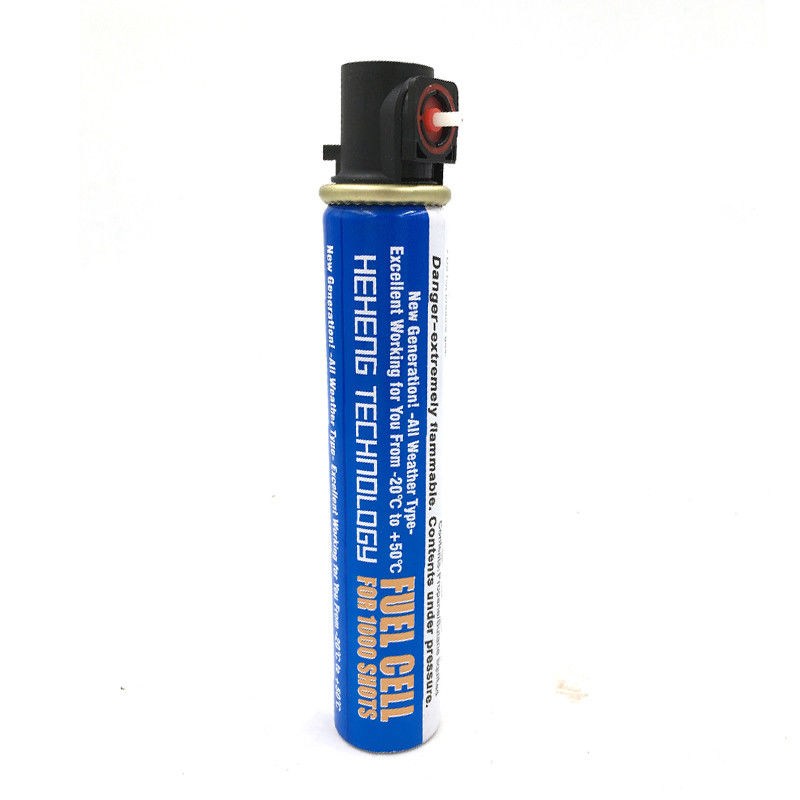 OEM Accepted Nail Gun Gas Cylinder 165mm 154mm Fuel Cell per Nailer a gas