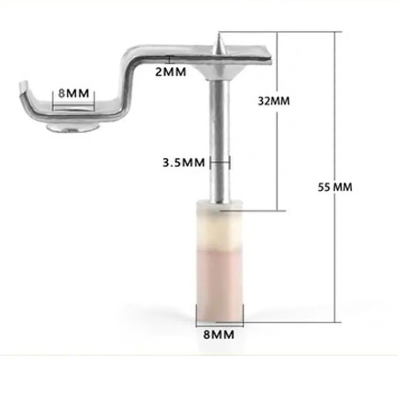 Installazione di traverse di acciaio leggero Silenziamento della spina di guida Chiodo di soffitto con soffitto fisso