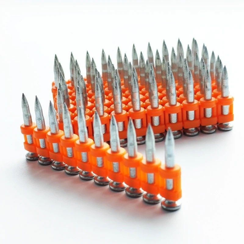 Chiodi a pin di gas elettro-galvanizzati per la guida e la ripresa del calcestruzzo Lunghezza 16-38 mm