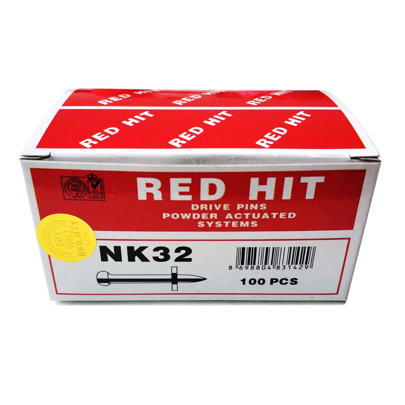 3.7mm Shake Dia. NK32 Shooting Nail Drive Pin con metal washer 12mm integrazione