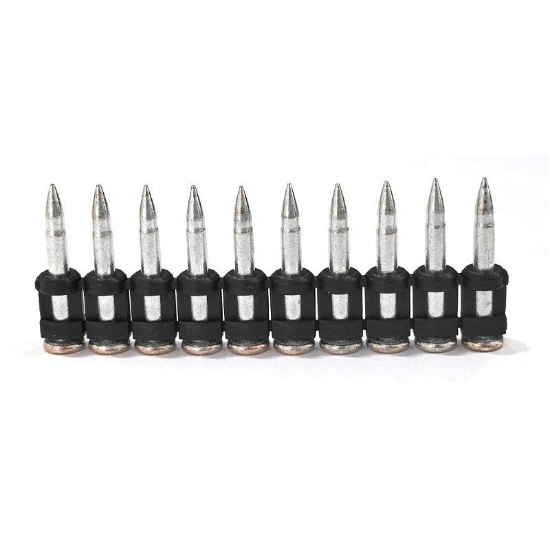 ISO Standard Gas Pin Forged Nail per calcestruzzo duro e piastre d'acciaio Lunghezza 16-38mm